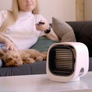 AiraBreeze em utilização numa sala
