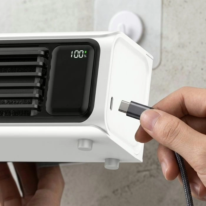 Cabo USB-C a carregar o AirZuma