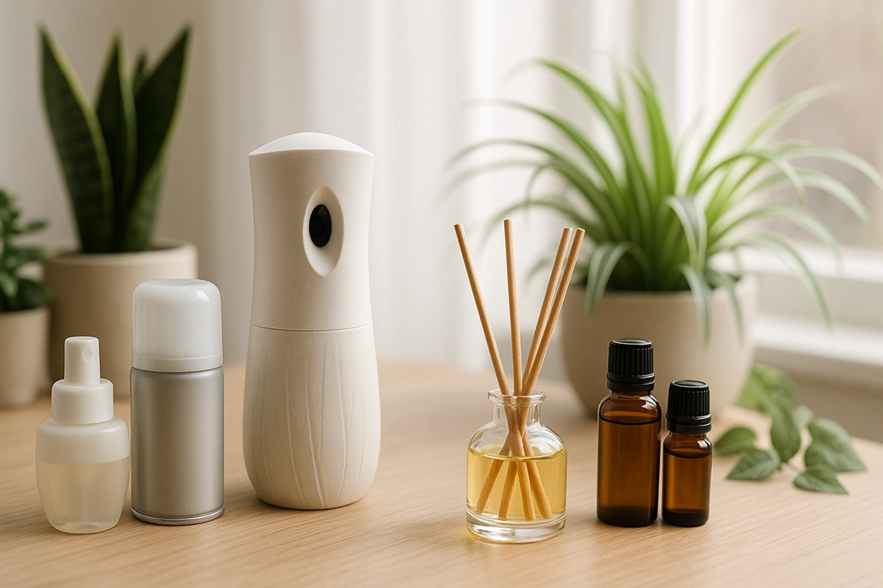 Aromatizadores de ambiente e alternativas naturais
