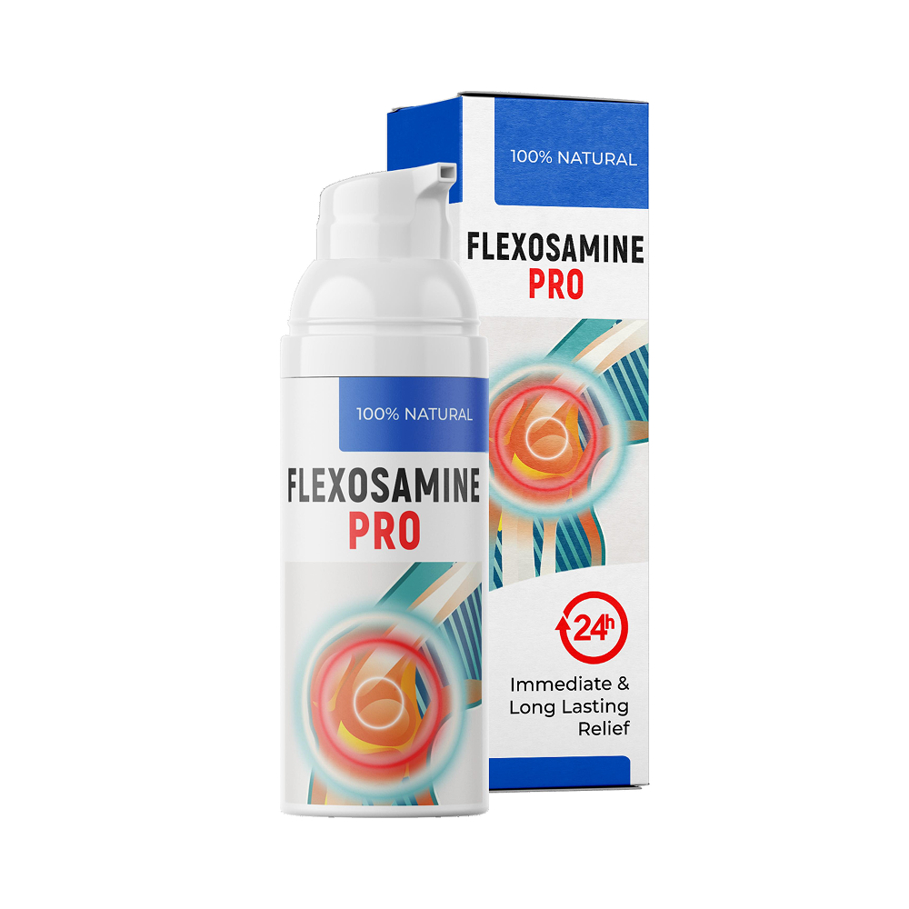 Flexosamine PRO gel articular com embalagem para cuidado localizado das articulações